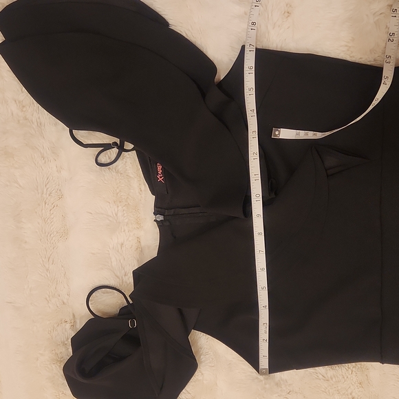 Xtaren Ruffle Off The Shoulder Maxi Dress black size L - Picture 5 of 14